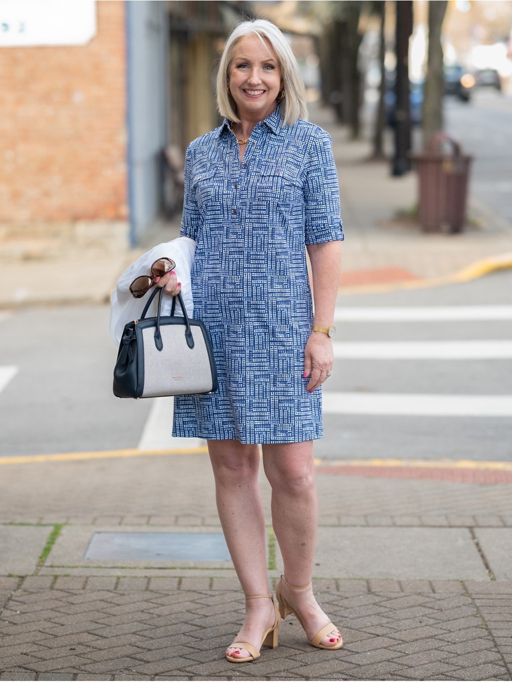 J McLaughlin Any Day Shirt Dress, Size Medium